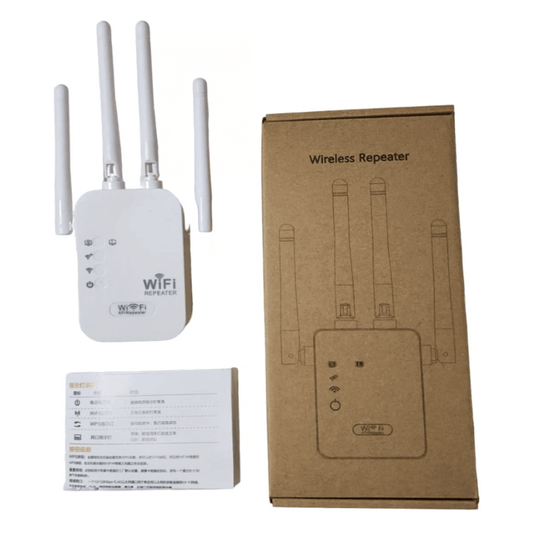 Repetidor Amplificador Señal Wifi con 4 antenas 2,4ghz